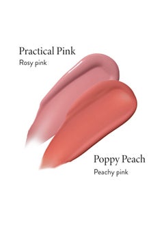 LAURA GELLER NEW YORK Serum Blush Tint Lightweight Liquid Blush For Cheeks Weightless Watercolor Sheer Finish Poppy Peach  - Image 3