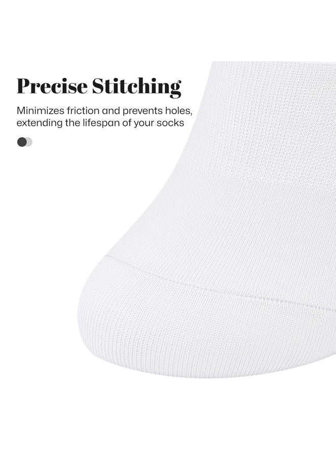 wernies No Show Socks Women Low Socks Short Socks for Flats Non Slip Thin Liner Socks, 5-8, 8 Pairs_4 Colors (2 Pairs Per Each Color), 5-8 - Image 5