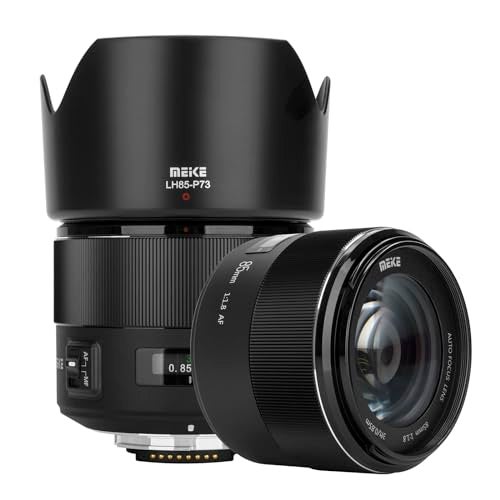 Meike 85mm f1.8 Wide Aperture Full Frame Auto Focus Telephoto Lens for Nikon F Mount DSLR Camera and Compatible with Nikon APS-C Cameras D610 D750 D780 D810 - Image 1