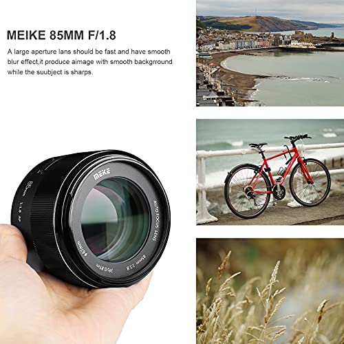 Meike 85mm f1.8 Wide Aperture Full Frame Auto Focus Telephoto Lens for Nikon F Mount DSLR Camera and Compatible with Nikon APS-C Cameras D610 D750 D780 D810 - Image 5