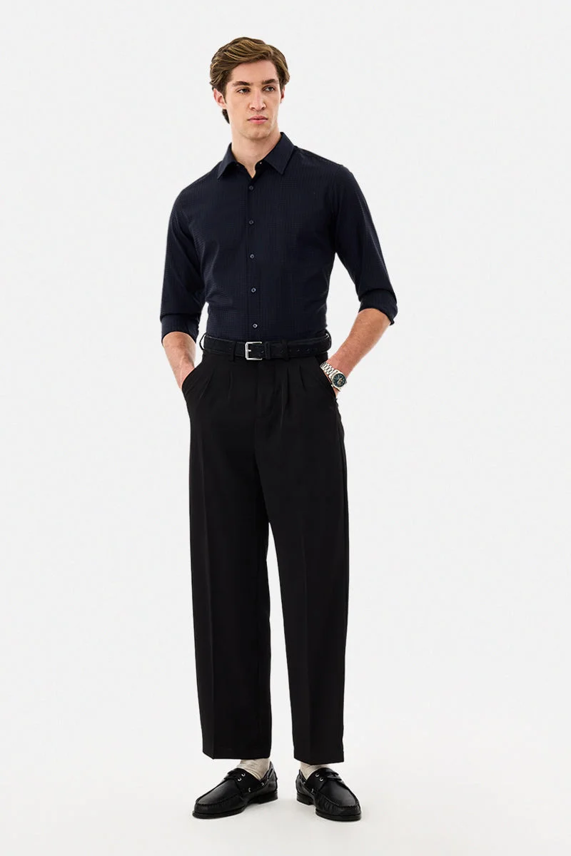 SNITCH Slim Fit 100% Cotton Luxe Shirt