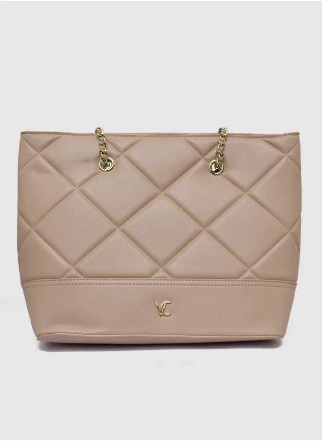 Vincci Quilted Tote Bag