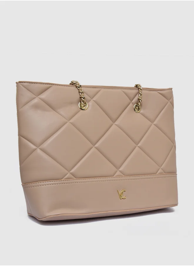 Vincci Quilted Tote Bag