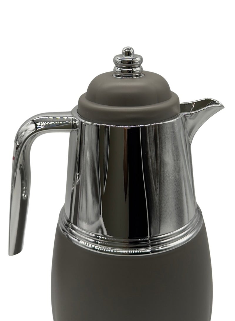 AL-GANNAS 2 Peice Thermos Set for Tea & Coffee | 1L & 0.7L | High-Quality with 2-Year Heat Retention Warranty | Elegant New Design - Image 4