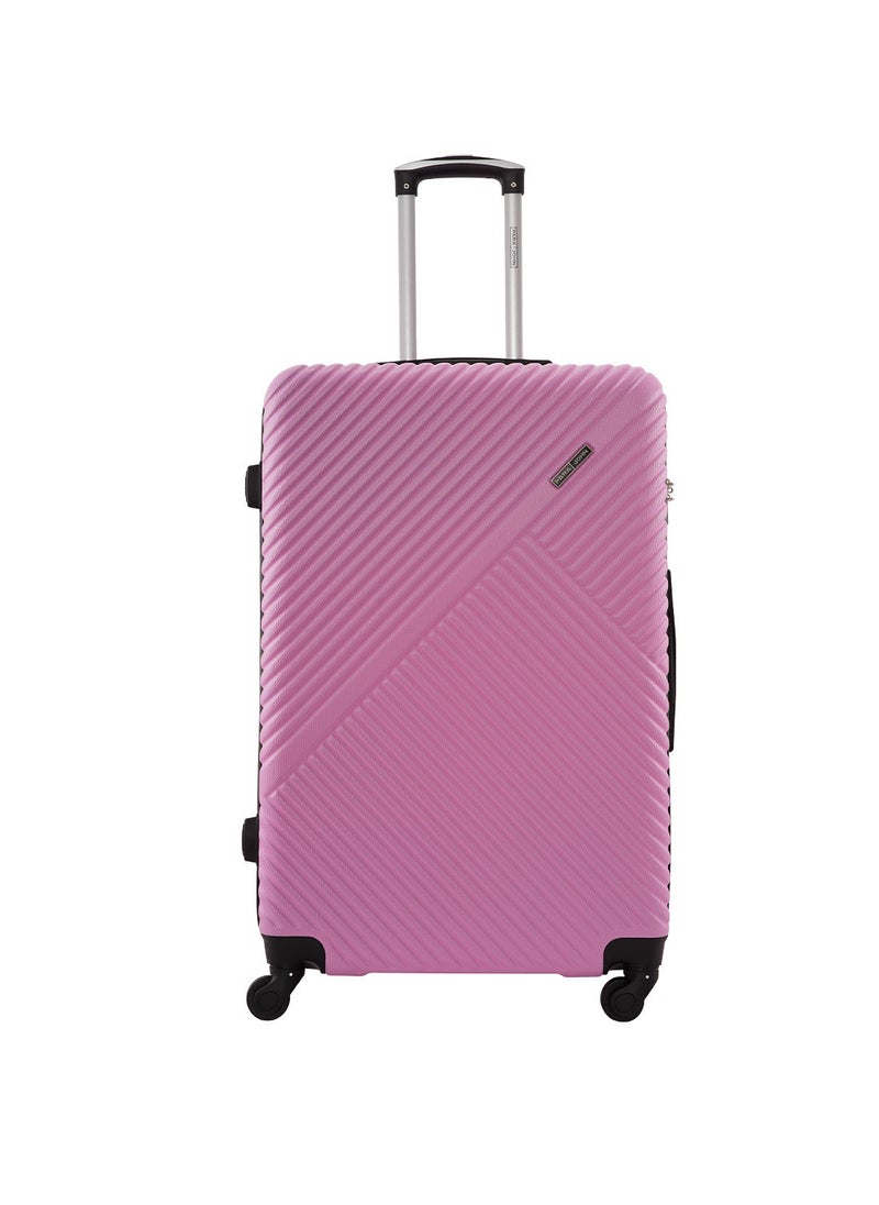 PARAJOHN Aurora Checked-In Luggage Large (28-Inch) ABS Hard Case Checked-In Luggage Trolley Bag with 4 Spinner Wheels and Lock - Pink  - Image 1