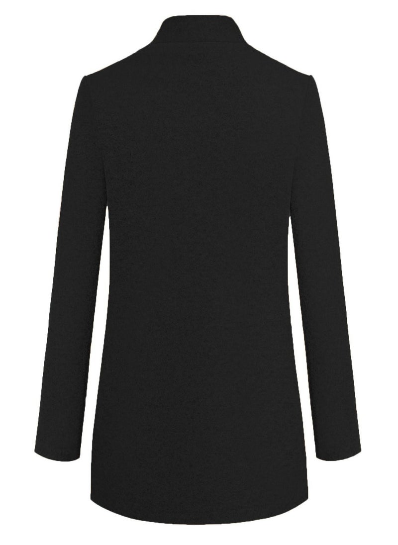 Loquat - Autumn And Winter New Fashion Solid Color Overcoat - Image 1