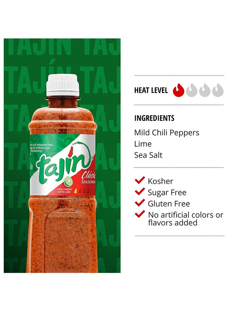 Tajin تاجين كلاسيكو توابل الفلفل الحار والليمون 32 أونصة نكهة فريدة لطعامك عبوة من 6 - Image 4
