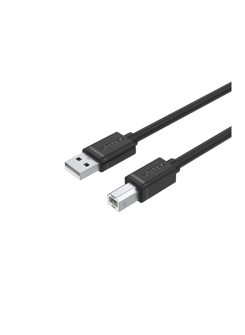 UNITEK Unitek USB-A 2.0 to USB-B Cable Applicable to USB-B devices (e.g. Printer, Hard Drive Enclosure)  - Image 1