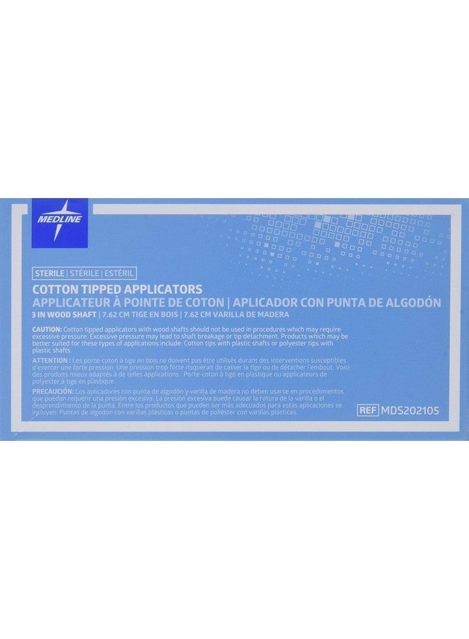 Medline Sterile Cotton-Tipped Applicators - Image 2