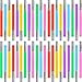 Cotiny 42 Pieces Inflatable Lightsabers Sword Toys Inflatable Light Sabers for Kids Star Theme Birthday Party Supplies 6 Colors - Image 2