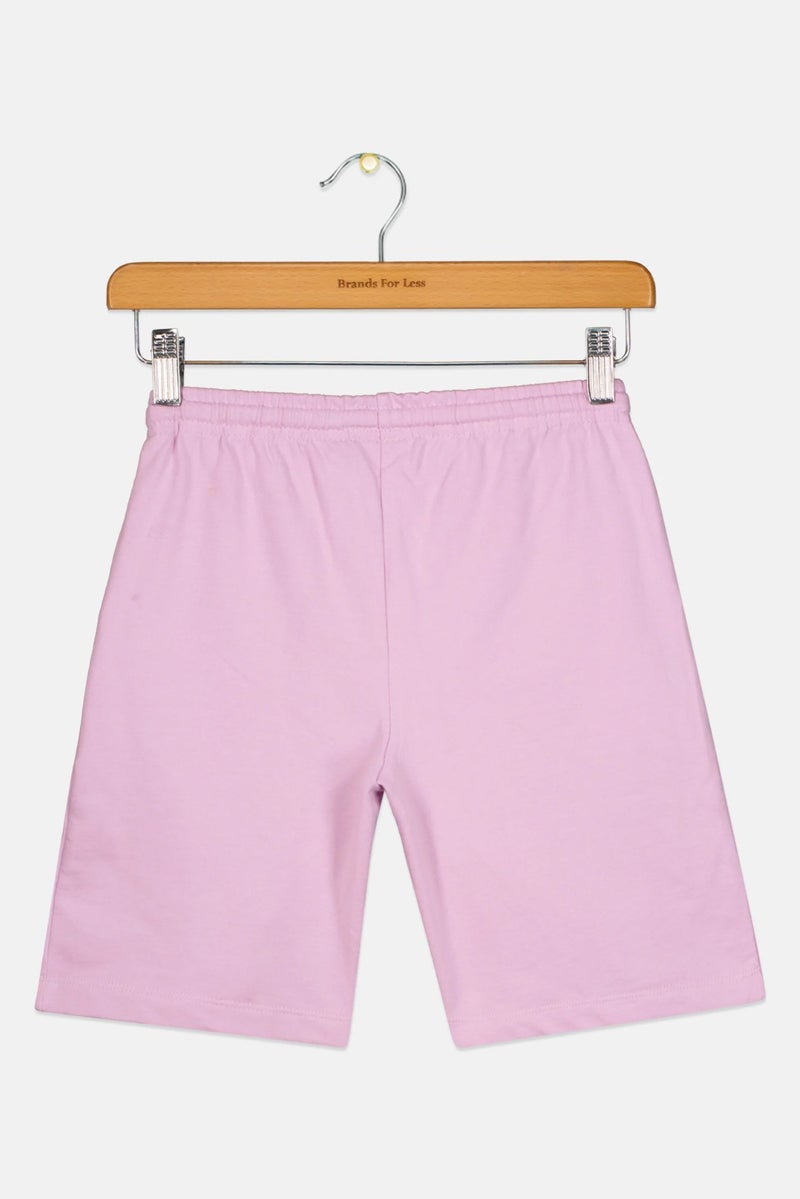 nickelodeon Kids Girl Garfield Basic Shorts, Lavender - Image 3