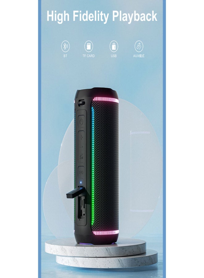 XDOBO Dginity 2024 Waterproof BT Speaker 50W Outdoor Cycling Wireless Subwoofer Sound TWS Dual Interconnect Support BT/TF card/U disk/AUX - Image 5