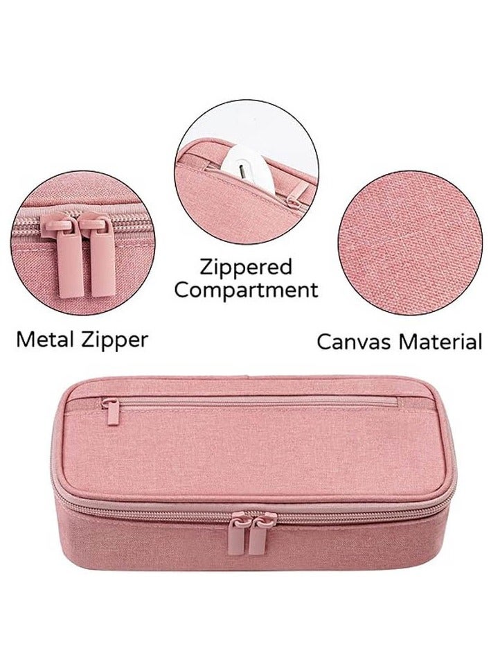 حالة قلم رصاص كبيرة ، حقيبة قلم رصاص ذات سعة كبيرة ، حقيبة تخزين عالية السعة حامل صندوق منظم ، حالة قلم ماركر للنساء والرجال - Image 2