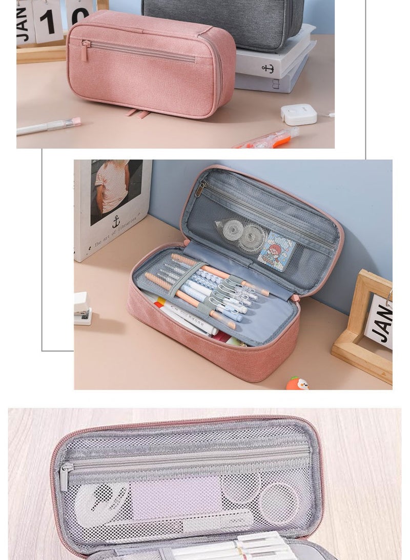 حالة قلم رصاص كبيرة ، حقيبة قلم رصاص ذات سعة كبيرة ، حقيبة تخزين عالية السعة حامل صندوق منظم ، حالة قلم ماركر للنساء والرجال - Image 4