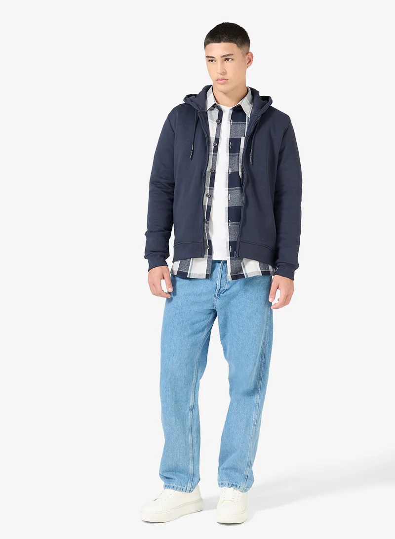 BRAVE SOUL Zip Through Hoodie