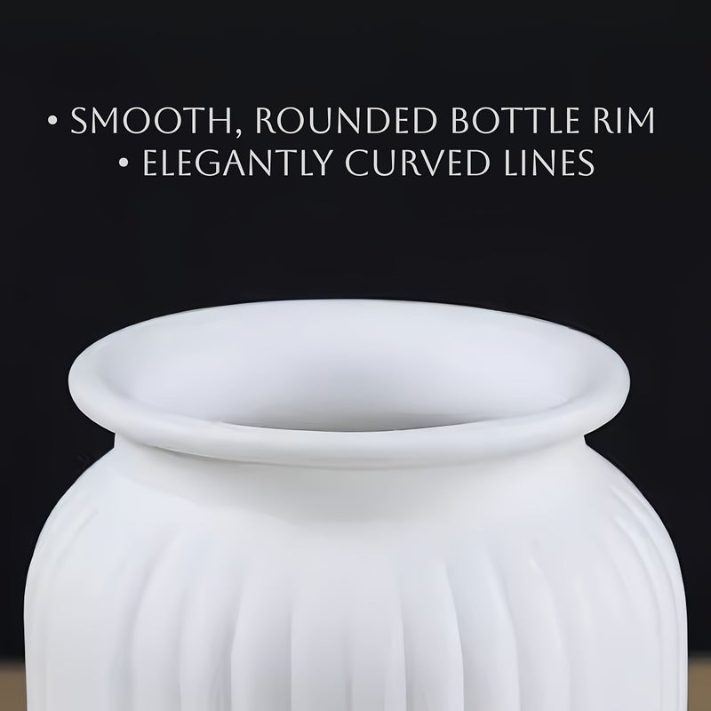 Ceramic Utensil Holder For Kitchen Counter 4 Size Options Medium Multi Purpose Storage Jar For Chopsticks Spoons And Cooking Tools Stable Anti Tip Design Also Use As Vase Warm Home Decor Style - Image 4