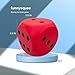 funnysquee 39 Inches Large Dice Stress Ball Toy PU Foam Dice Squishies Toys for Kids Board Game to Get Your Lucky Numbers Lucky Red - Image 4