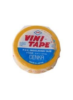 VINI pvc electrical insulating tape yellow  - Image 1
