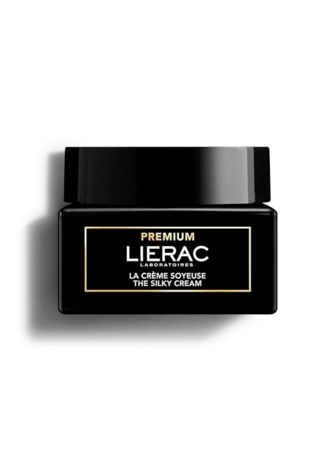 Lierac The Silky Face Cream Age Defying WrinkleMinimizing Face Moisturizer Cream for Woman Fine Lines Hydrating Tightens Smooths Skin with Niacinamide Hyaluronic Acid Sensitive Skin 50ml - Image 1