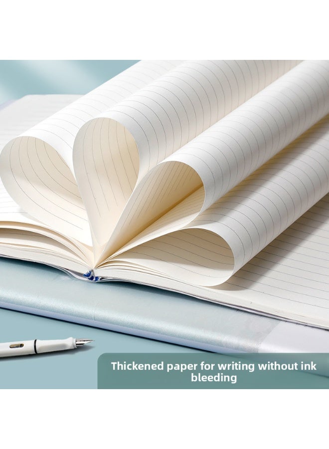 4 دفاتر ملاحظات مقاس A5 بغلاف مرن - 56 ورقة / 112 صفحة لكل دفتر - ورق مسطر - للمدرسة والجامعة والمكتب - Image 2