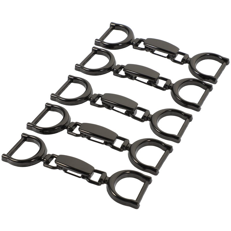 5pcs Shoe Chain Buckles Alloy Buckles DIY Shoes Bag Garment Decorative Buckle - Image 1