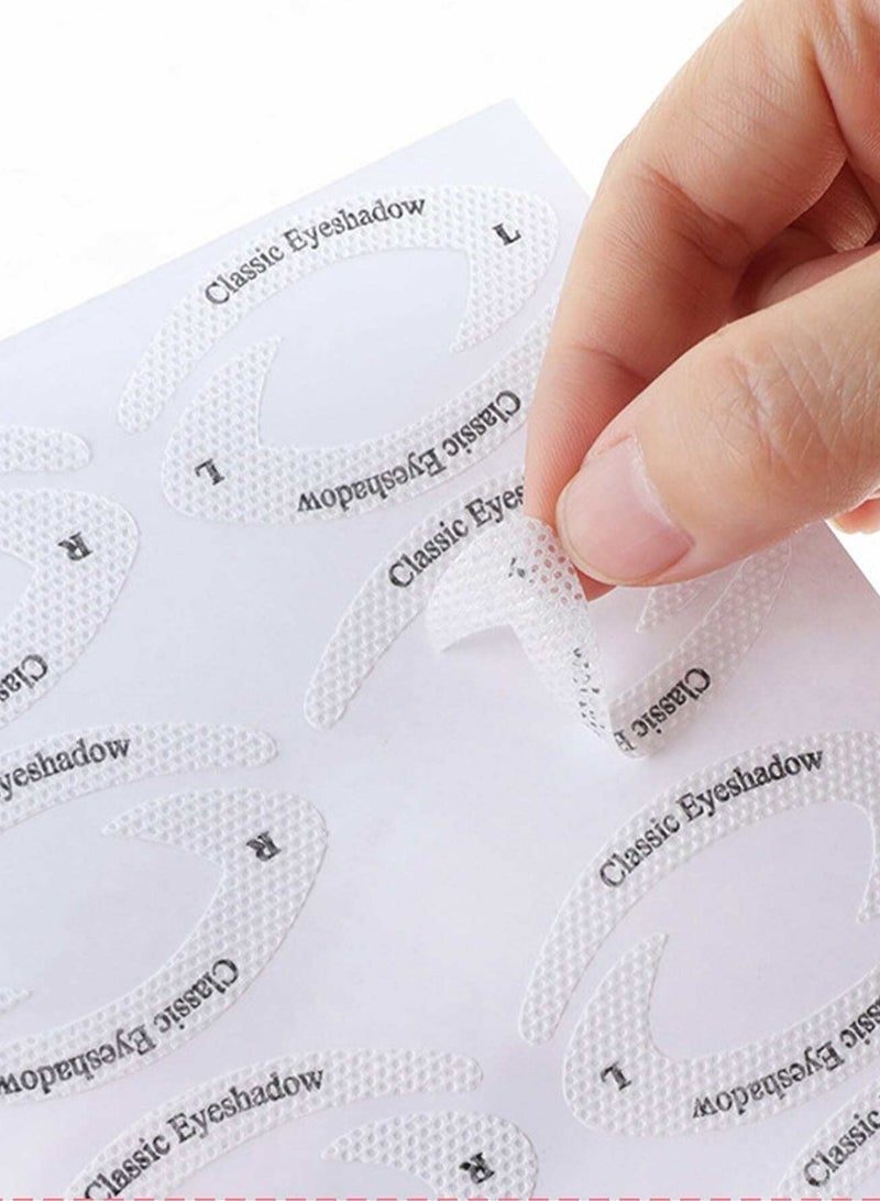 ليالي ملصقات استنسل كحل مكونة من 24 قطعة، استنسل مكياج عيون متعدد الوظائف لكحل العيون وظلال العيون، ملصقات استنسل مكياج مناسبة لجميع أشكال العيون - Image 3