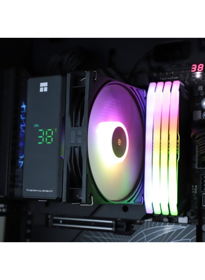 ثيرمالرايت - مبرد هوائي ثيرمال رايت أساسنز ARGB ديجتال R 120 X لون أسود - Image 1