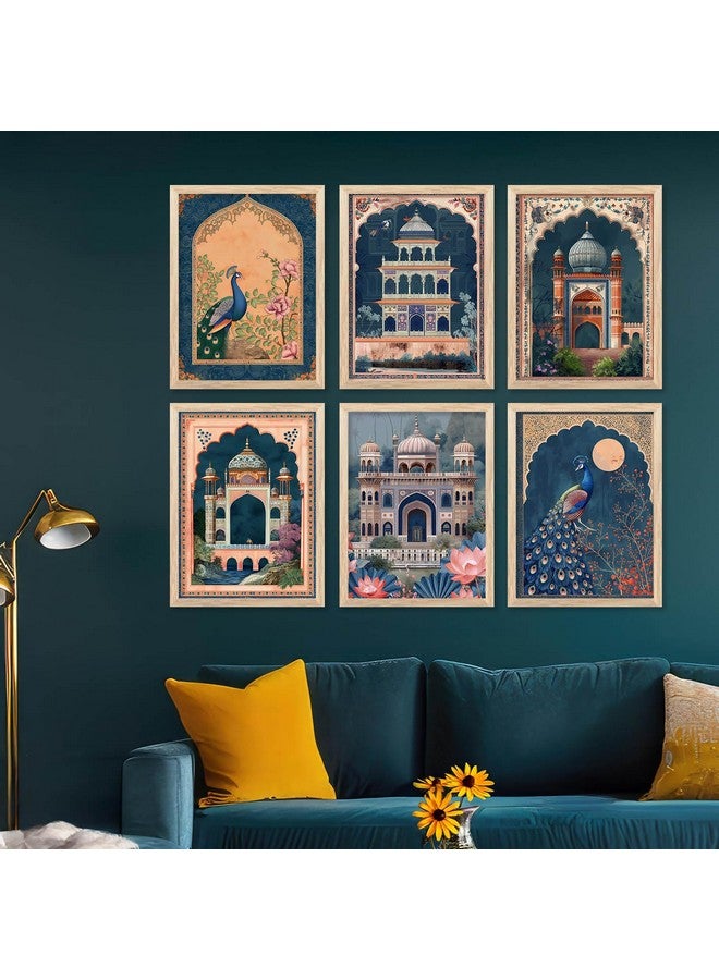 kotart Pichwai Art Paintings with Frame for Home Decoration - Traditional Framed Painting for Living Room Bedroom Office Decor - Painting for Wall Decoration - (10X13 INCH, G) - Image 1