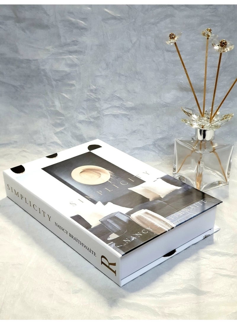 Saccura Dekor - Decorative Book Box Simplicity Nancy Brait Hwaite Box - Image 1