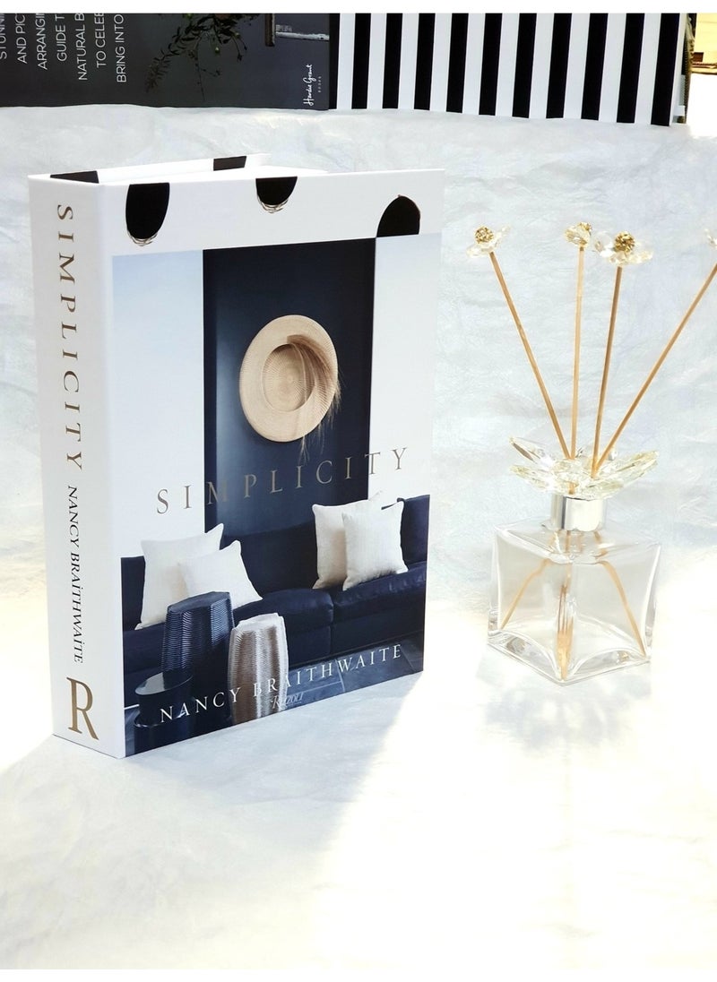 Saccura Dekor - Decorative Book Box Simplicity Nancy Brait Hwaite Box - Image 1