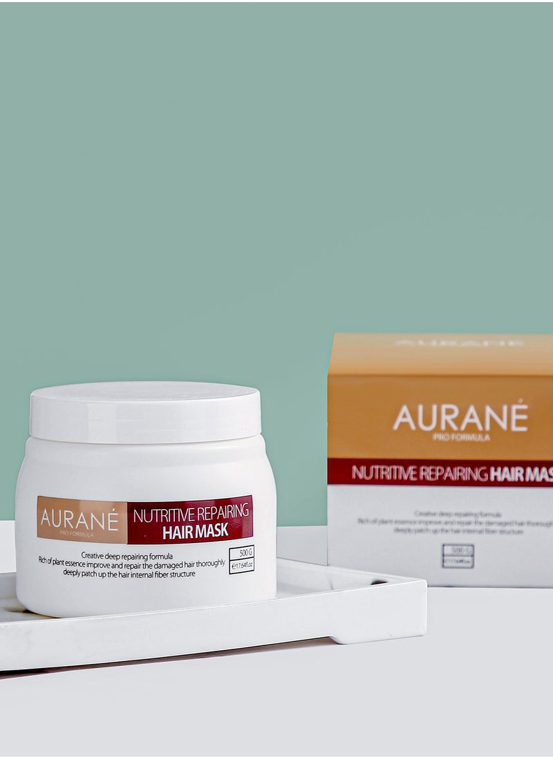 AURANE Nutritive Repair Hair Mask, Hydrates, Repairs Damage & Adds Shine For Dry & Damaged Hair Medium to Thick Hair Types 17.64 Fl. Oz.  - Image 5