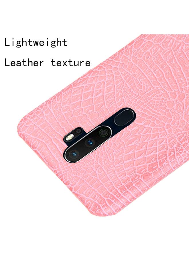 اس-توب جراب لهاتف OPPO A9 2020 / A5 2020 / A11X جراب مقاوم للصدمات من جلد التمساح PC + PU - Image 4