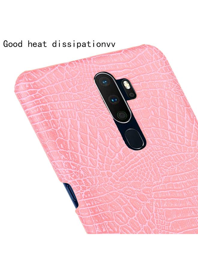 اس-توب جراب لهاتف OPPO A9 2020 / A5 2020 / A11X جراب مقاوم للصدمات من جلد التمساح PC + PU - Image 5
