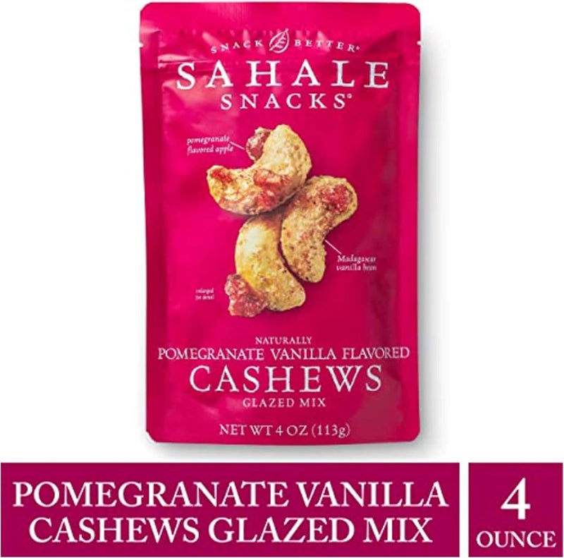 Sahale Snacks وجبات سحالي بالفواكه الرمان والفانيليا الكاجو - Image 4