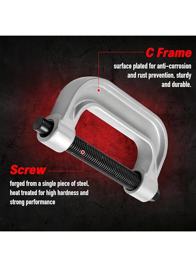 Generic Heavy Duty Ball Joint Press & U-Joint Removal Tool Kit – C-Frame Press Set For Car, Truck, Suv Suspension Repair & Brake Anchor Pin Service  - Image 2