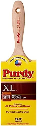 Purdy 144380340 XL Series Sprig Flat Trim Paint Brush 4 inch - Image 1