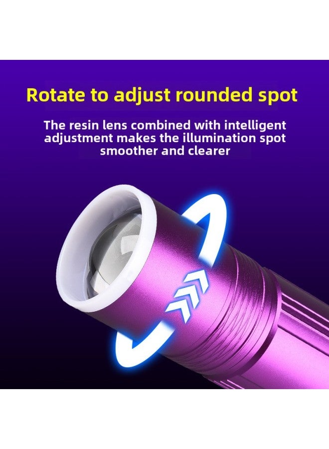 High-power Fishing Lights Blue And White Strong Light Super Bright Night Fishing Lights Available Bracket Fishing Special Purple Light Focusing-Color:Four Light Sources Come Standard With 58CM Tripod Holder: Strong Light Endurance For More Than 8 Hours  - Image 4