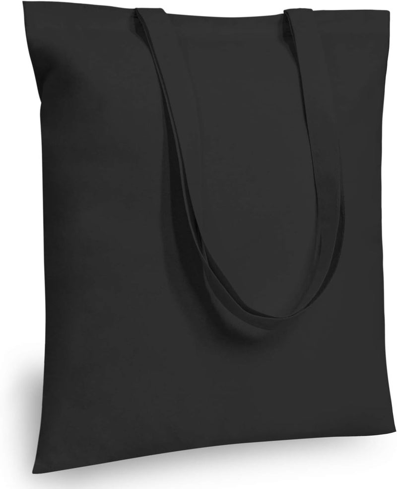 TOPDesign Economical Cotton Tote Bag, 5oz Lightweight Fabric, Reusable Grocery Shopping Cloth Bags, DIY Your Creative Designs - Image 1
