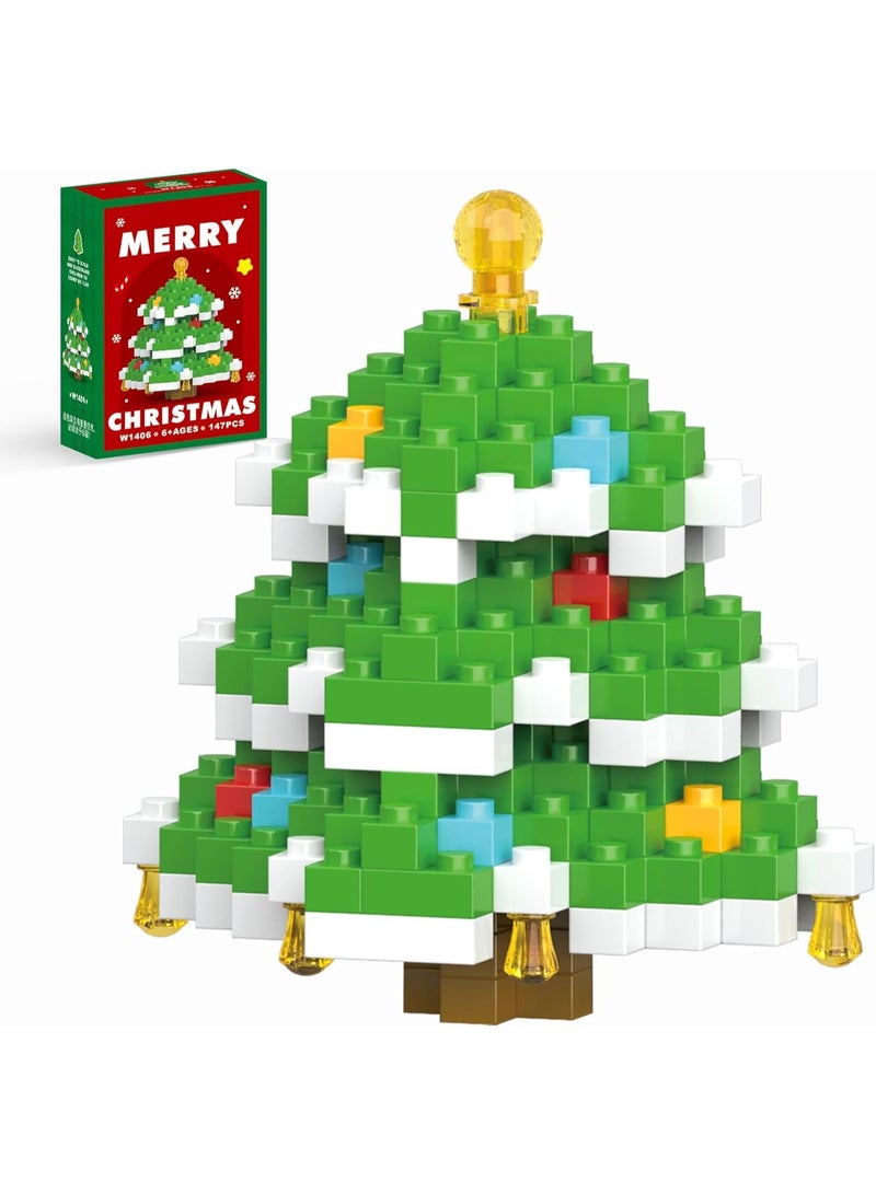 Christmas Tree Building Blocks Set Compatible with Lego Advent Calendar 2025 Stacking New Toys Holiday Present Box New Year Xmas Gifts for Kids for Boys & Girls and Adults - Image 1