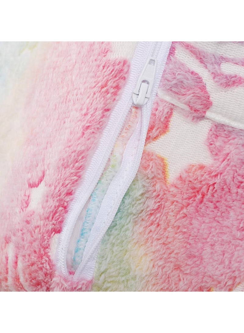 Glow in The Dark Extra Soft Open Couch 2-in-1 Toddler Soft Couch Fold Out Glow in Dark Convertible Plush Foam Chair Star Glow in The Dark Toddler Couch for Playroom Bedroom - Image 5