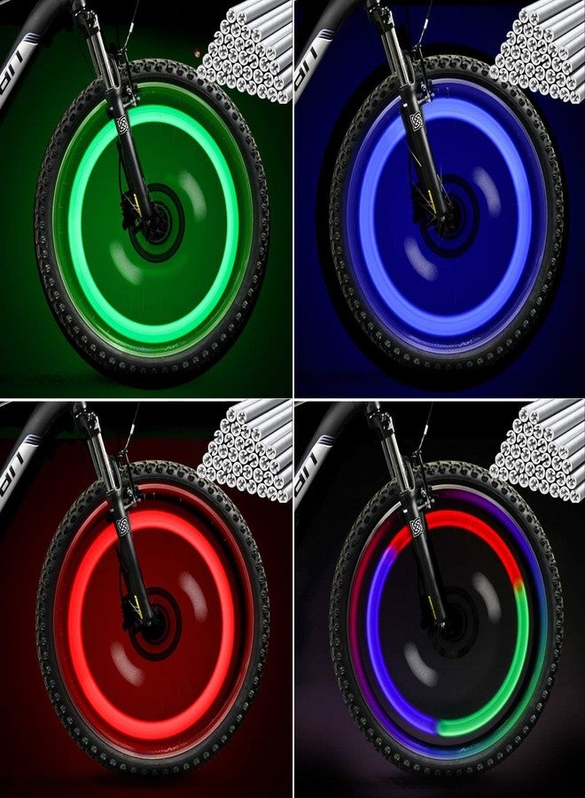 KICKZU KIKCZU 12pcs Spoke reflectors, Cycle Tyre Light - 360° Visibility and Easy mounting - Bicycle Spoke reflectors Made of Reflective Material - Bike Spoke Skins Cycle Light - Image 1