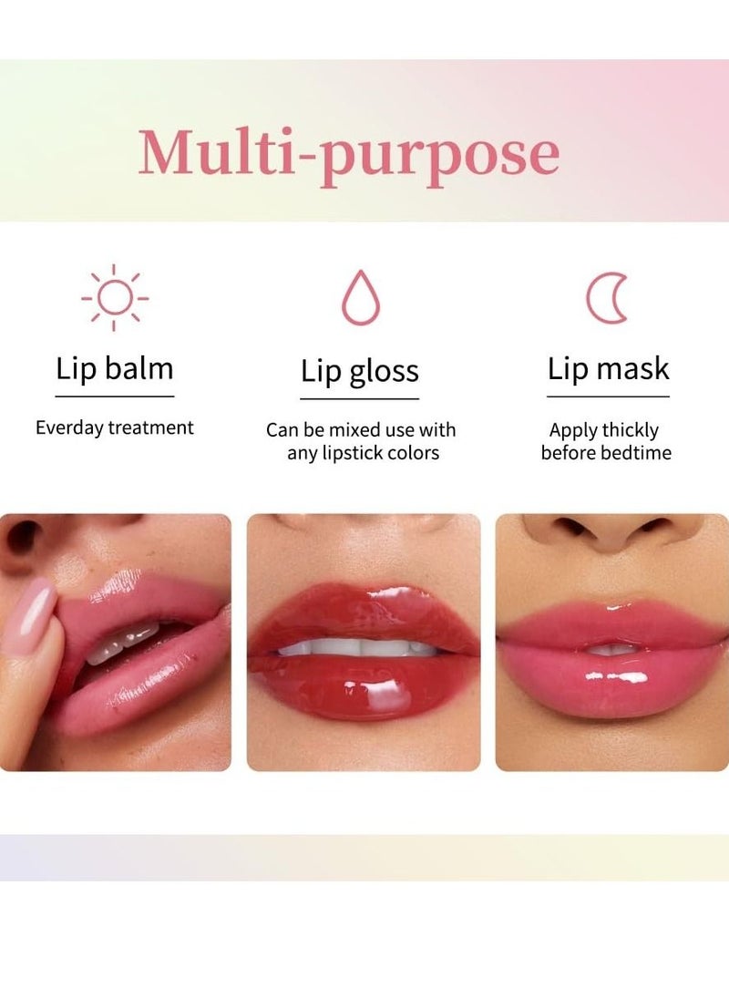 ibcccndc Color Change Lip Gloss Flower Lip Oil Long Lasting Nutritious Lip Balm Lips Moisturizer Magic Temperature Color Change Lip Serum Eliminate Dryness Wrinkles Enhances Plump Gloss  - Image 4