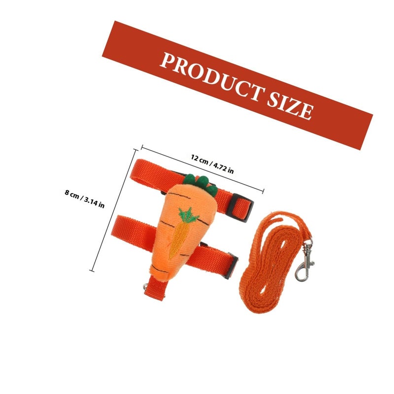 Small Pet Harness Set with Adjustable Leash for Rabbits Guinea Pigs 2pcs - Image 3