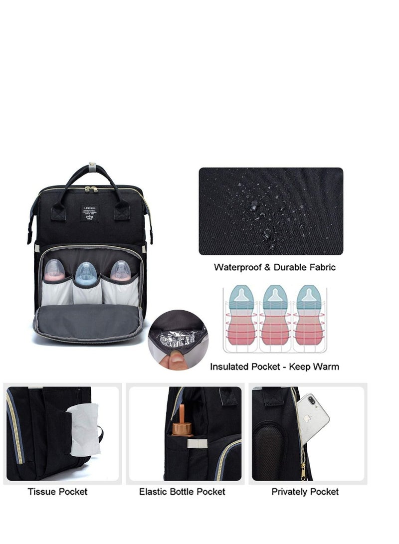 LIMOS Multifunctional Mummy Bag Bassinet Foldable Functions as Diaper Bag and Changing Station - Image 3