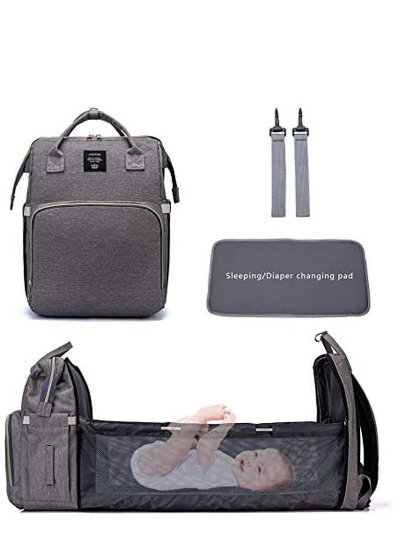 LIMOS Multifunctional Mummy Bag Bassinet Foldable Functions as Diaper Bag and Changing Station - Image 1