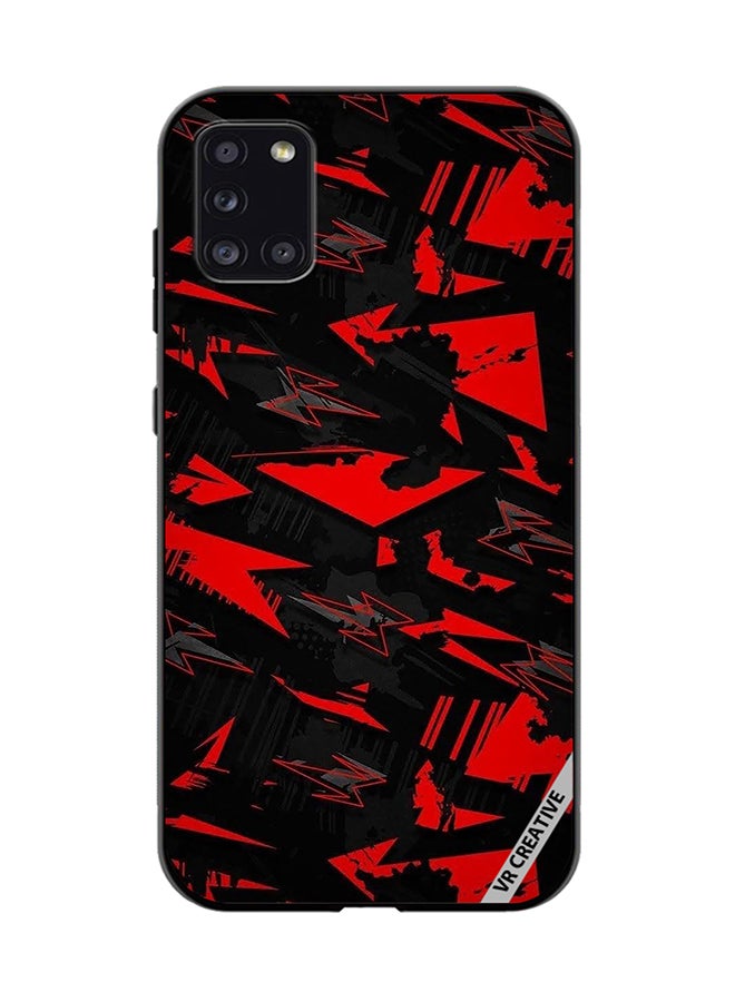 VR CREATIVE Protective Case Cover For Samsung Galaxy A31 Abstract Design Multicolour - Image 1