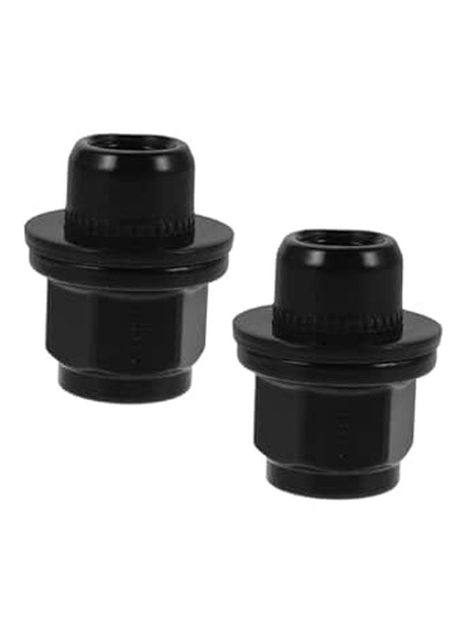 Black 12x1 5mm 2Pcs Heavy Duty Lug Nuts Set For Toyota Truck Trailer Wheel Replacement - Image 1