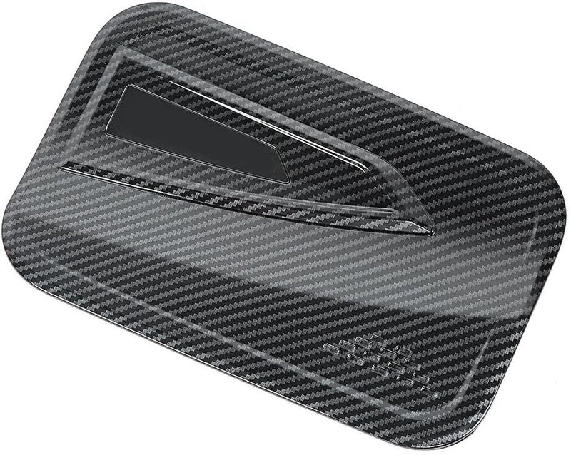 Fuel Tank Cap Cover Trim, Carbon Fiber Style ABS Plastic for Grand Starex 2019 - Scratch, Easy Adhesive Installation, Durable Protection - Image 3