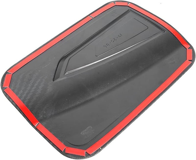 Fuel Tank Cap Cover Trim, Carbon Fiber Style ABS Plastic for Grand Starex 2019 - Scratch, Easy Adhesive Installation, Durable Protection - Image 4