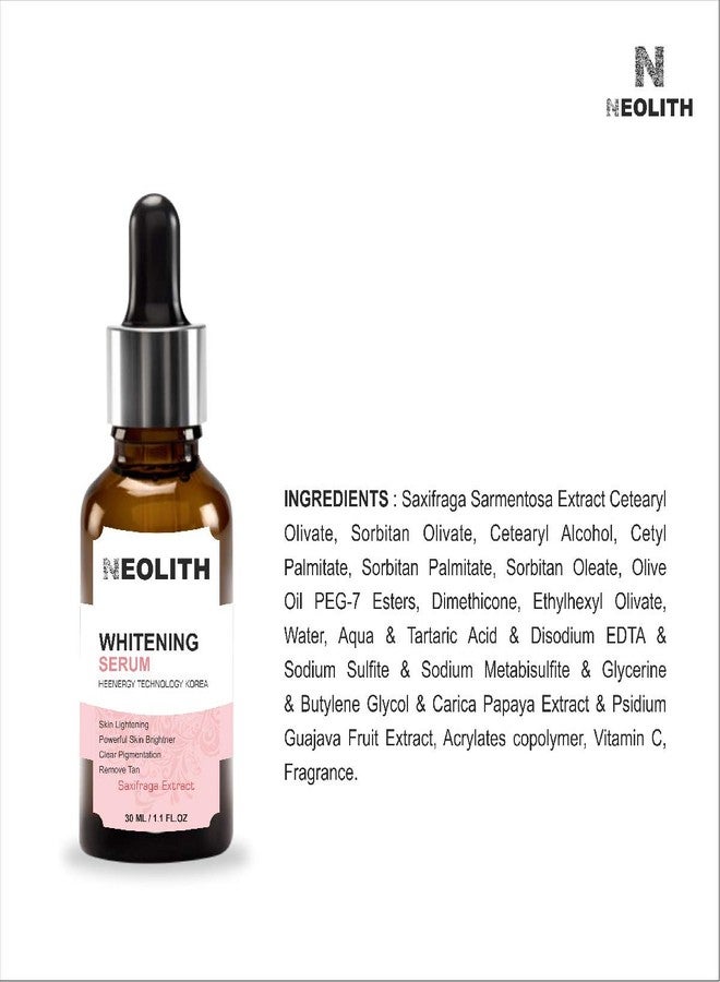 NEOLITH سيروم تفتيح البشرة نيلوث || سيروم مع فيتامين C || مع تكنولوجيا النانو الحيوية من كوريا || للرجال والنساء || 30 مل - Image 4